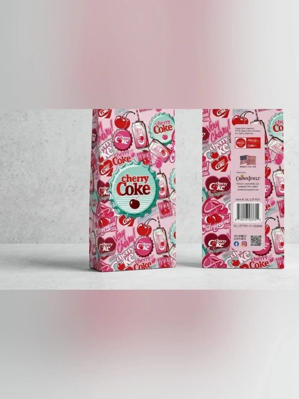 NWT cherry coke lined notebook 1 count brand new perfect condition